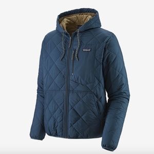 Men's Diamond Quilted Bomber Hoody